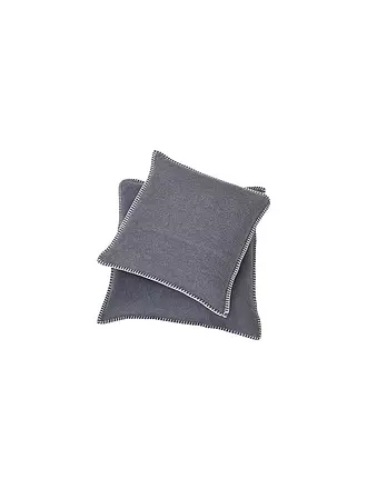 DAVID FUSSENEGGER | Housse de coussin "Sylt" 40x40cm (Anthracite) | grau